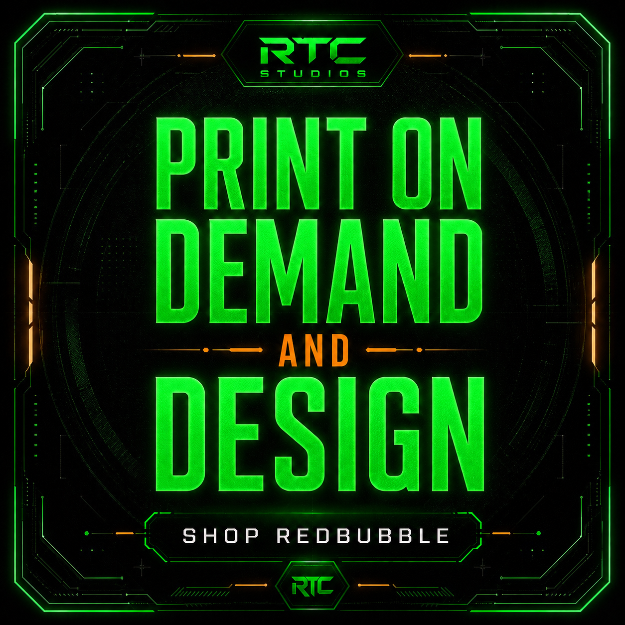 RTC Studios branded Print on Demand and Design preview