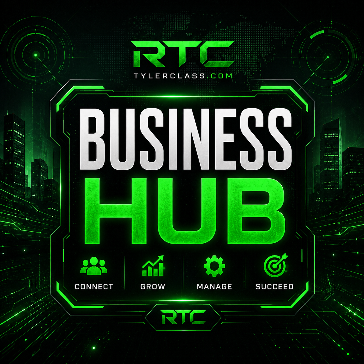 RTC Studios branded Business Hub section preview