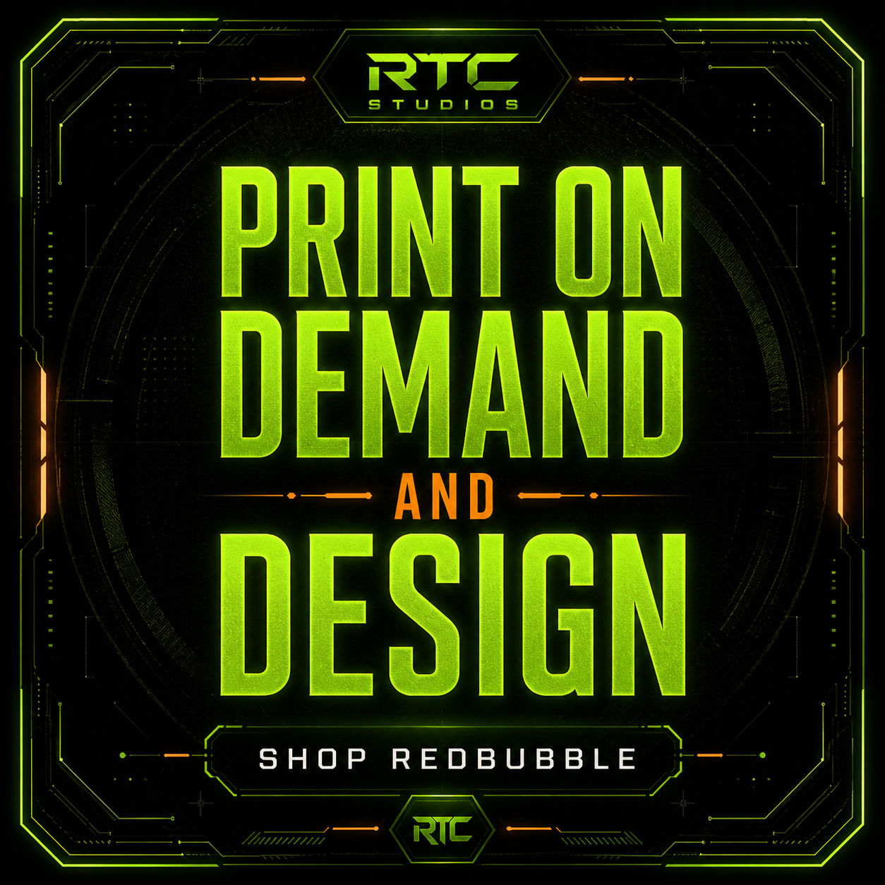 RTC Studios branded Print on Demand and Design preview