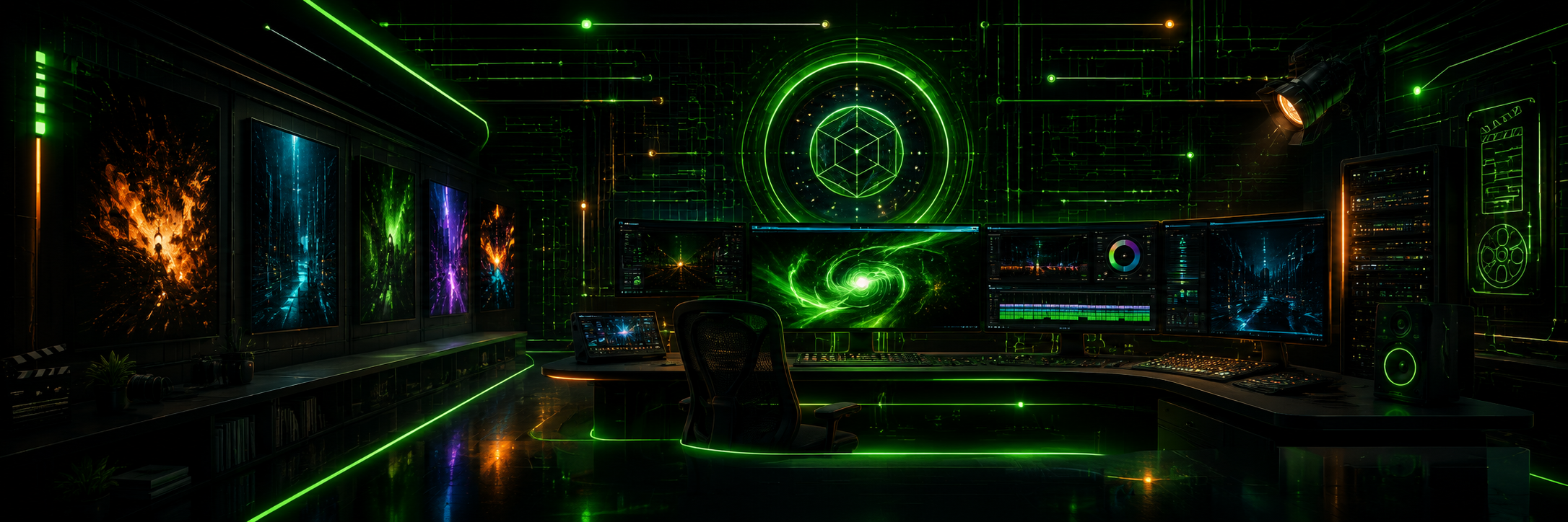 RTC Studios futuristic creative production workspace