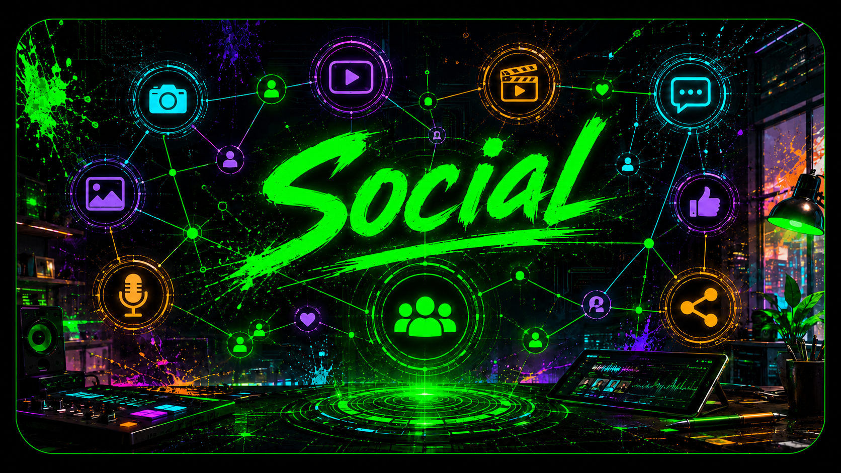 Social destination artwork