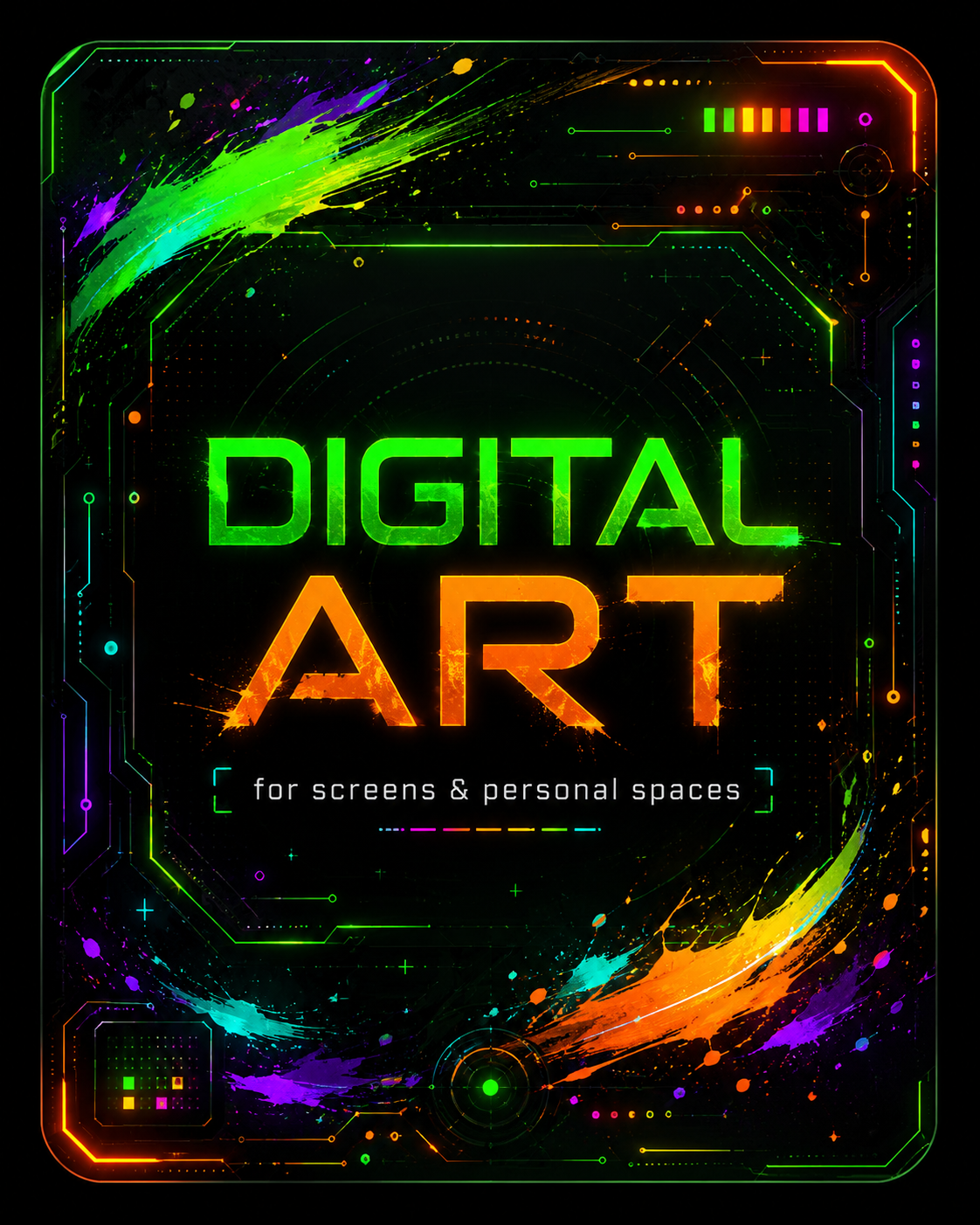 Colorful preview representing original digital artwork