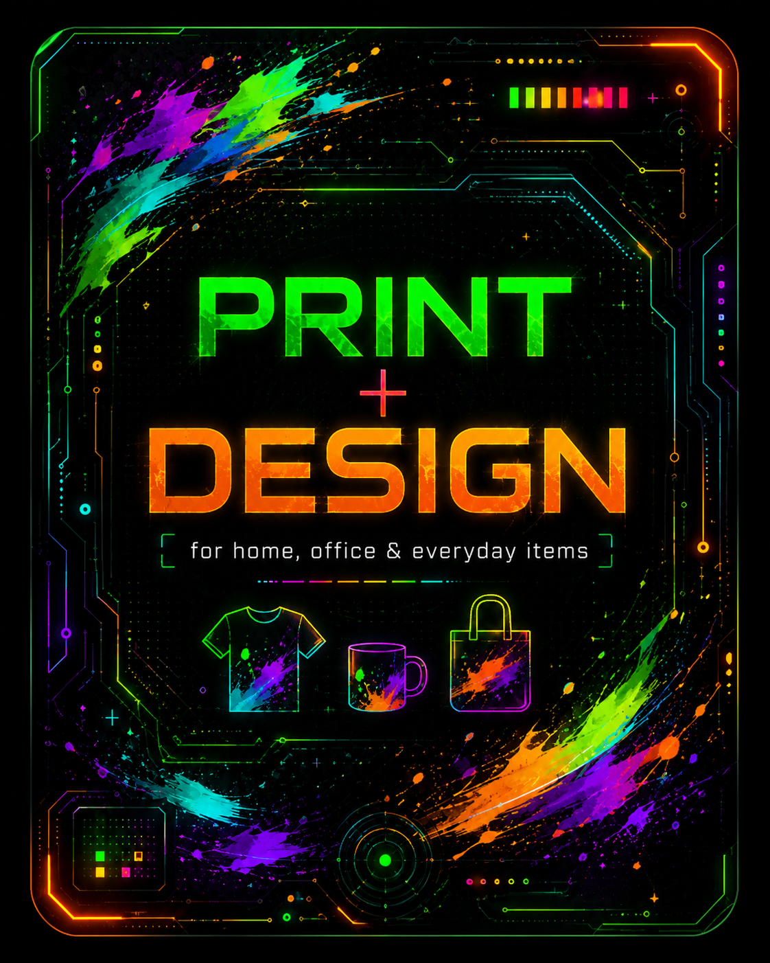 Product preview representing artwork on print-on-demand goods